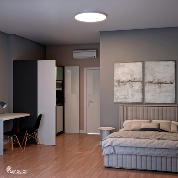 kitchenette ssolara green, kitchenette ssolara, small kitchens, orange kitchen, kitchenette, sSolara